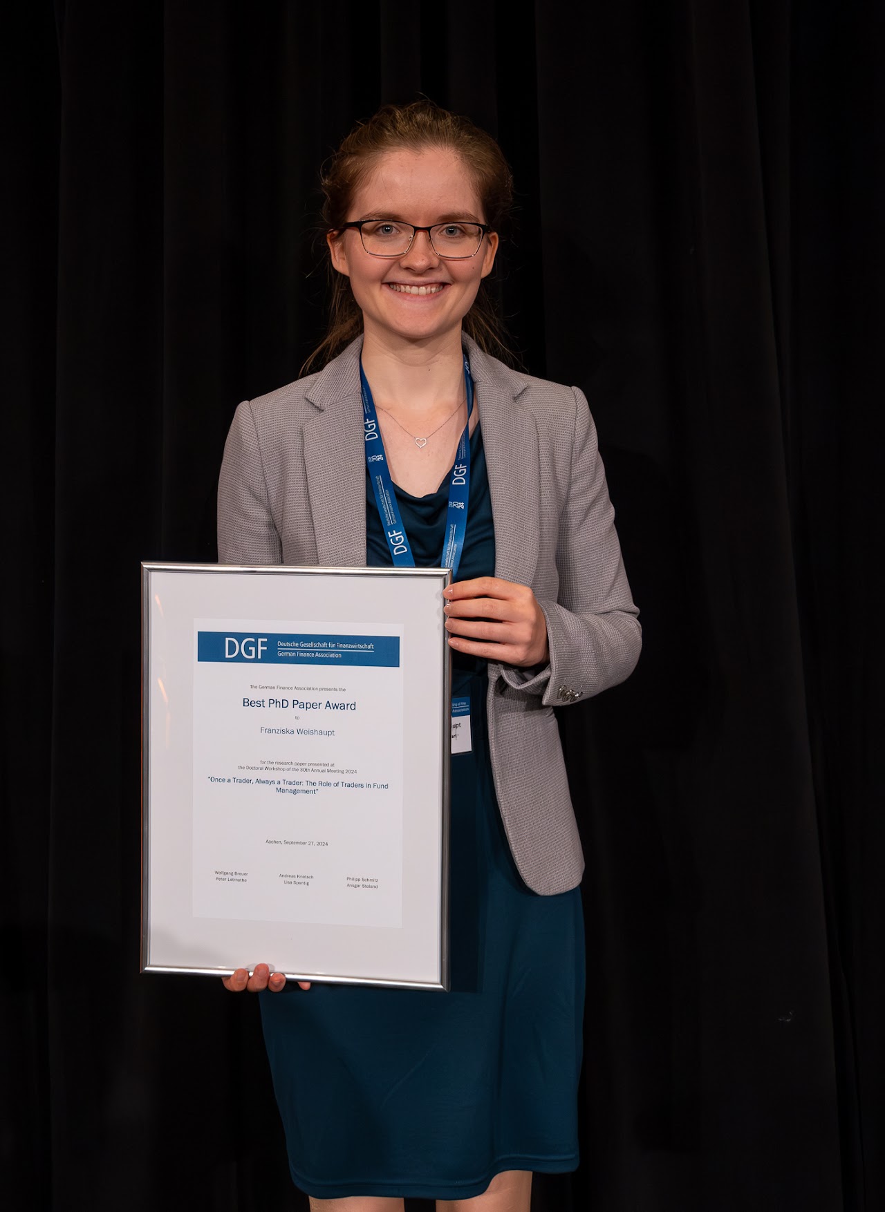 Foto mit Award