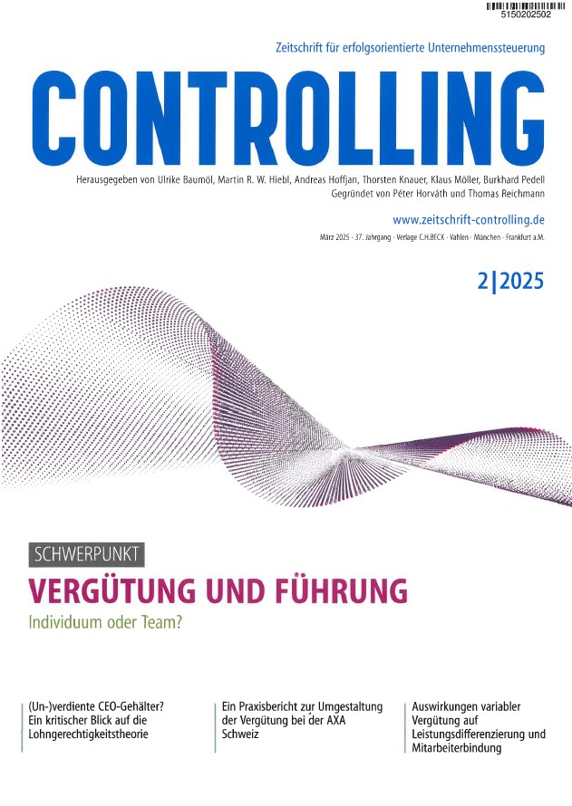 25-01 Titelseite Zeitschrift Controlling klein