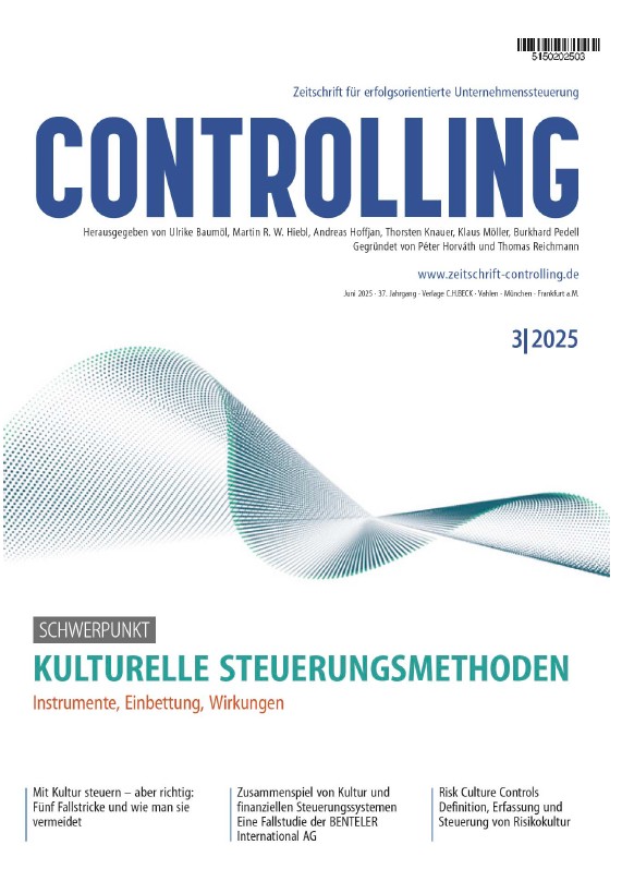 25-02 Titelseite Zeitschrift Controlling