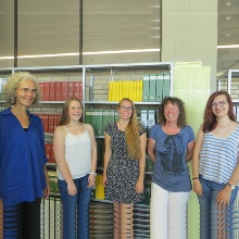 Das Team der BWI-Bibliothek