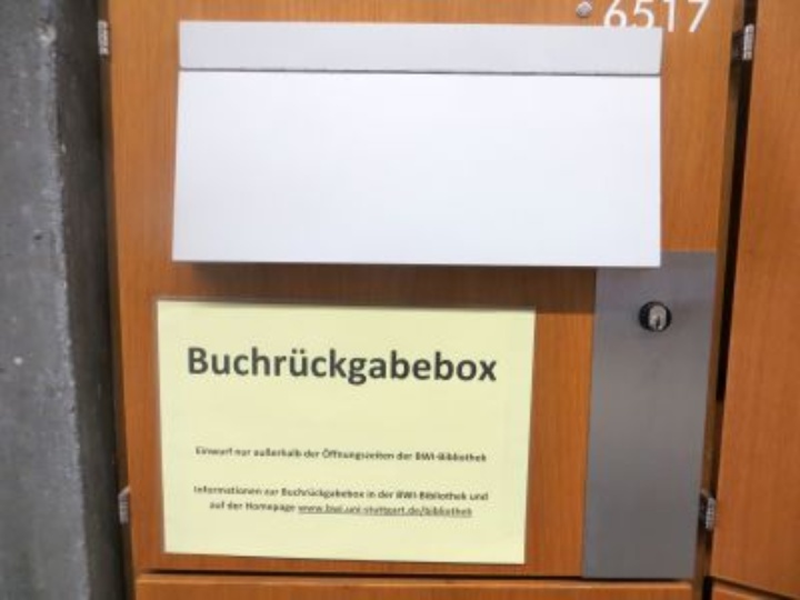 For book returns there is a drop box